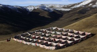 Небесное погребение в Тибете (15 фото)