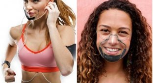 В США изобрели прозрачные самоочищающиеся маски для лица (8 фото)