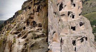 Пещерный город Вардзиа (12 фото)