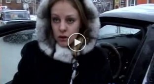Няшечка парализовала движение в центре Иркутска