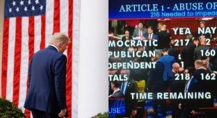 "Трамп - всё?": Палата представителей США проголосовала за импичмент президенту (5 фото)
