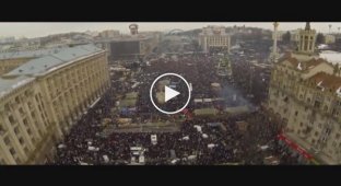 Майдан. Девушки с Броваров распространили это видео по миру