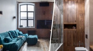 Квартира мечты: крутой проект в стиле Лофт для холостяка (13 фото)