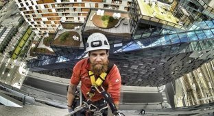 С высоты вам шлем привет: головокружительная работа промышленных альпинистов (11 фото)