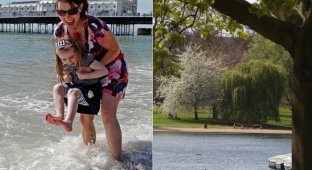 Британия наслаждается самым теплым весенним днем в году (13 фото)