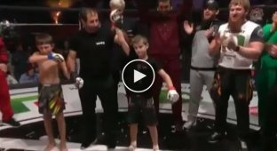 В Грозном ко Дню рождения Кадырова провели детские бои MMA 