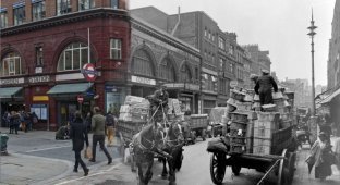 Лондон тогда и сейчас. Фотографии сделанные более 100 лет назад в современных снимках (11 фото)