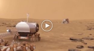 Nasa оппубликовало видео с экскурсионным  туром посвященный строительству первой колонии на Марсе