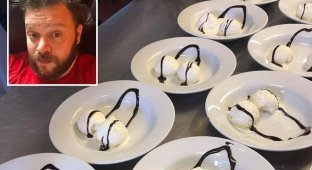 Дерзкий шеф-повар решил отомстить 60 хамоватым клиентам, подав им шаловливый десерт (3 фото)