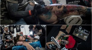Международная Конвенция Татуировки в Праге (10 фото)