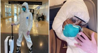 "Паника тоже заразна!": Наоми Кэмпбелл показала, как защищается от коронавируса (7 фото)