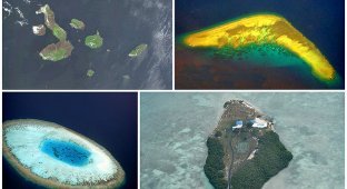12 островов с удивительными очертаниями (12 фото)