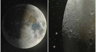 Невероятно детальный снимок Луны, составленный из 100 тысяч фотографий (6 фото)
