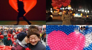 День Святого Валентина: Фото со всего мира (15 фото)