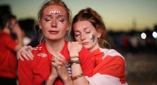 Как плакали английские фанаты, когда хорваты отобрали у них мечту (17 фото)