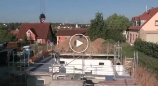Как в Германии строят 2-х этажный дом за 1 день