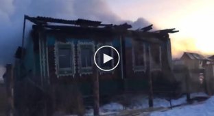 В Свердловской области сгорел дом Ельцина