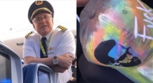 "Или шашечки - или ехать": пилот лайнера вынудил пассажирку снять кепку с нецензурной надписью (3 фото + 1 видео)