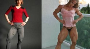 8 женщин и их шокирующие стероидные преобразования (12 фото)