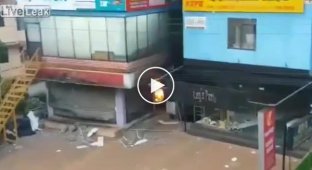 Взрыв бытового газа в тайском отеле