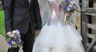 Свадебное платье в стиле Lady Gaga (4 фото)