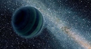 Млечный Путь: 50 миллиардов планет без своих звезд? (1 фото)