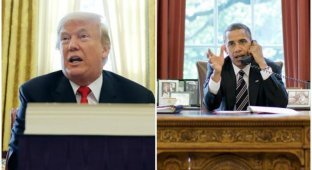 Трампа критикуют за фотографию его рабочего стола: "Не похоже, что за этим столом работают" (11 фото)