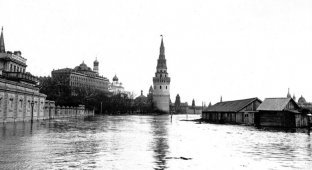 Наводнение 1908 года в Москве (13 фото)