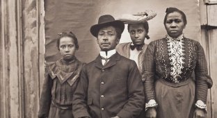 Коллекция семейных портретов афроамериканцев начала 20 века (10 фото)
