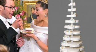 Торты на королевских свадьбах (9 фото)