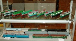 Советские и Российские модельки поездов (35 фото)