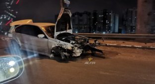 Утренняя авария в Новосибирске парализовала движение (5 фото + 2 видео)