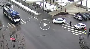 Нелепейший наезд на пешехода в Петрозаводске