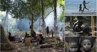 Племя, изолированное в течение 55 000 лет на крошечных островах Индийского океана, может исчезнуть (21 фото)