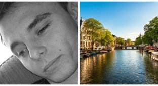В Амстердаме турист пытался помочиться в канал и погиб (8 фото)