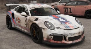Владелец специально состарил свой новенький Porsche 911 GT3 RS (11 фото)