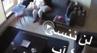 Бабушка смотрела прямой эфир с пожара в Бейруте