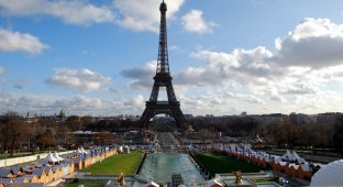 Как выглядит Париж с Эйфелевой башни? (44 фото)
