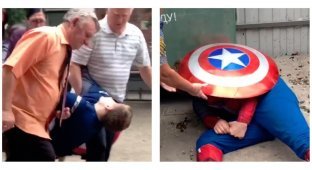 Боевые бабушки из "Отряда Путина" победили Капитана Америку (5 фото + 1 видео)