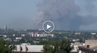 Луганская область, еще один орочий склад боеприпасов вышел из чата