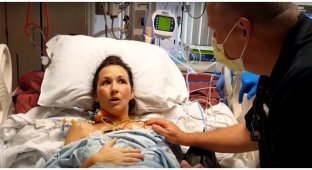 Девушка делает свой первый вдох после пересадки лёгких (2 фото + 1 видео)