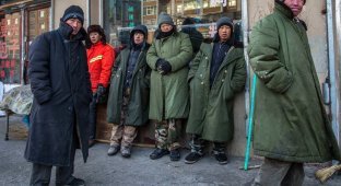 Как китайцы выживают в мороз (45 фото)