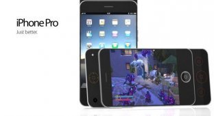 iPhone Pro - очередной концепт смартфона в виде слайдера (8 фото + видео)