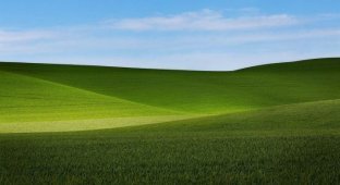 Китайский фотограф Чан Ху случайно переснял известные обои Windows XP (5 фото)
