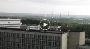 Смерч над АЭС в Обнинске (23.05.2013)