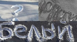 В Кузбассе выпал черный снег - жители региона поделились фото "угольного ада" (16 фото + 1 видео)