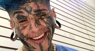 Маурисио Мандоза - "Мексиканский дьявол", сделавший 160 татуировок (10 фото)