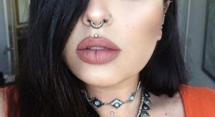 Красивый макияж губ от Жасмин из Австрии