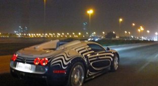 Фарфоровый Bugatti Veyron засветился в Саудовской Аравии (11 фото)