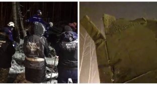 В сети появилось видео, снятое на месте крушения Ан-12 в Иркутской области (3 фото + 1 видео)